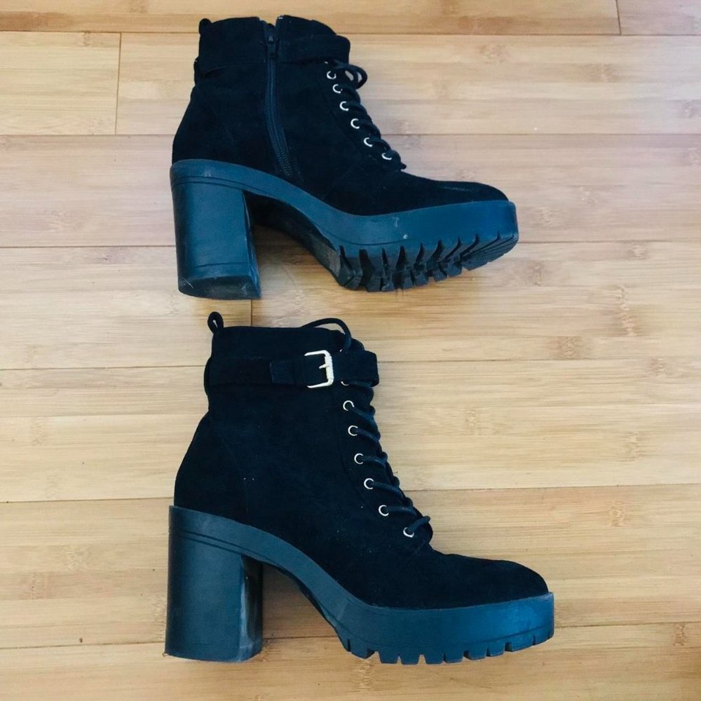 Forever 21 Black Ankle Boots